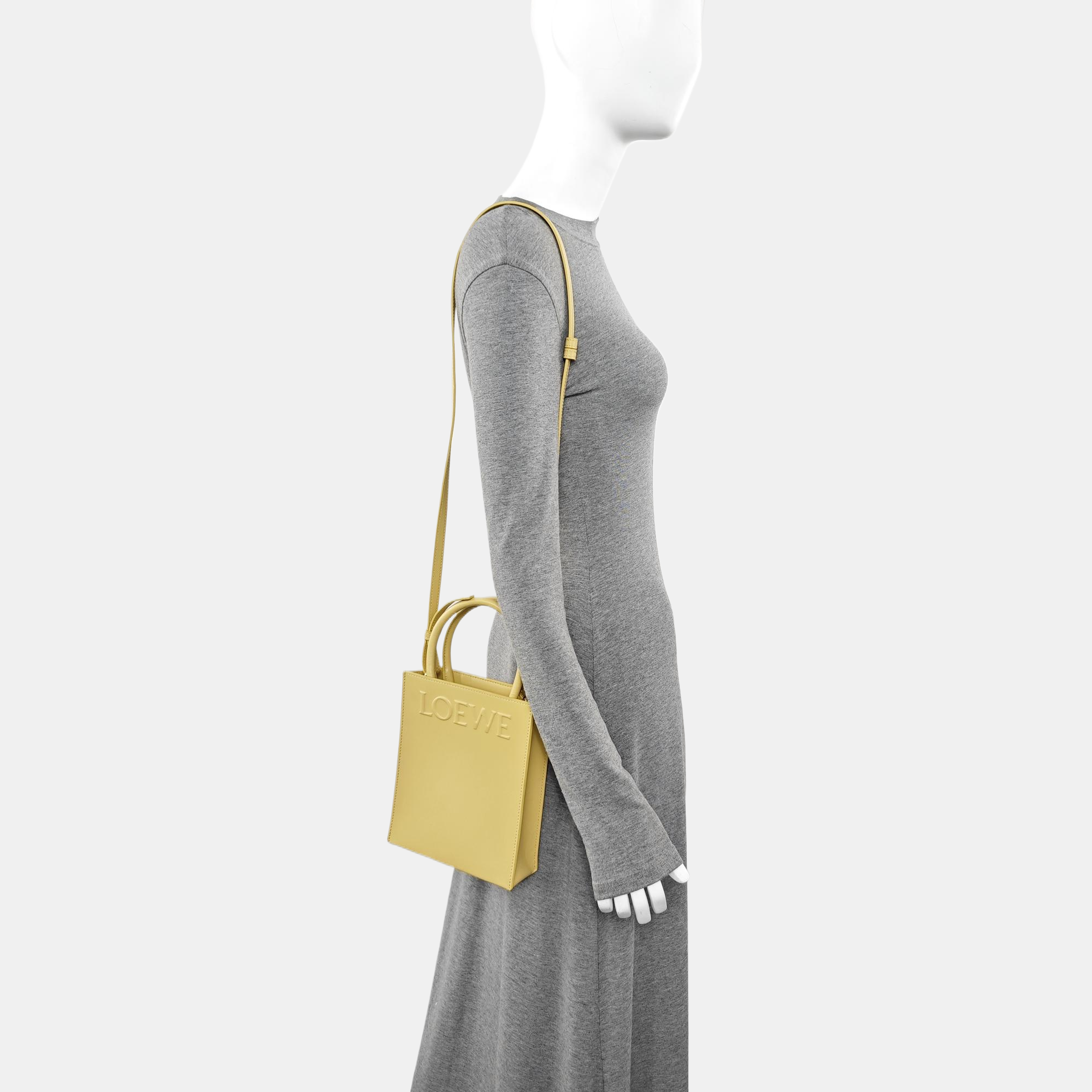 Calfskin Shoulder Bag Yellow