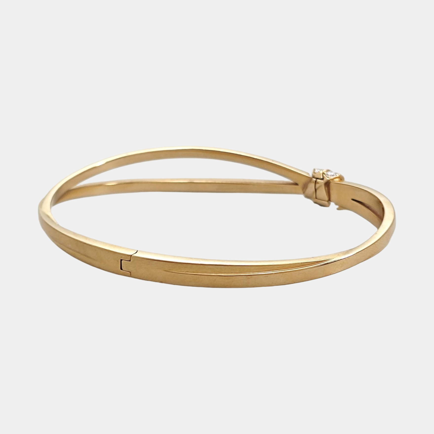 Liens Évidence 18k Rose Gold Bangle