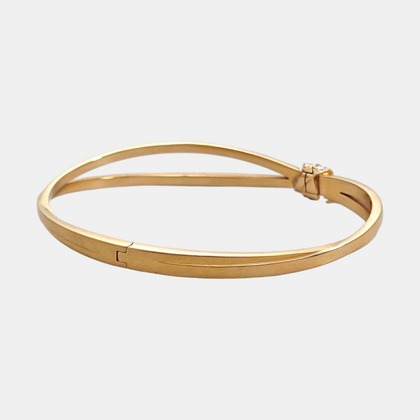 Liens Évidence 18k Rose Gold Bangle