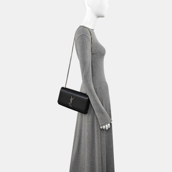 KATE Medium Calfskin Black