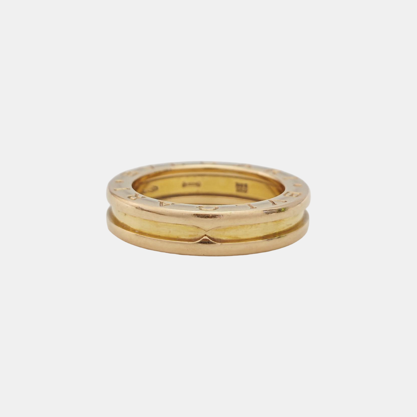 B.ZERO1 18k Rose Gold Ring EU 51