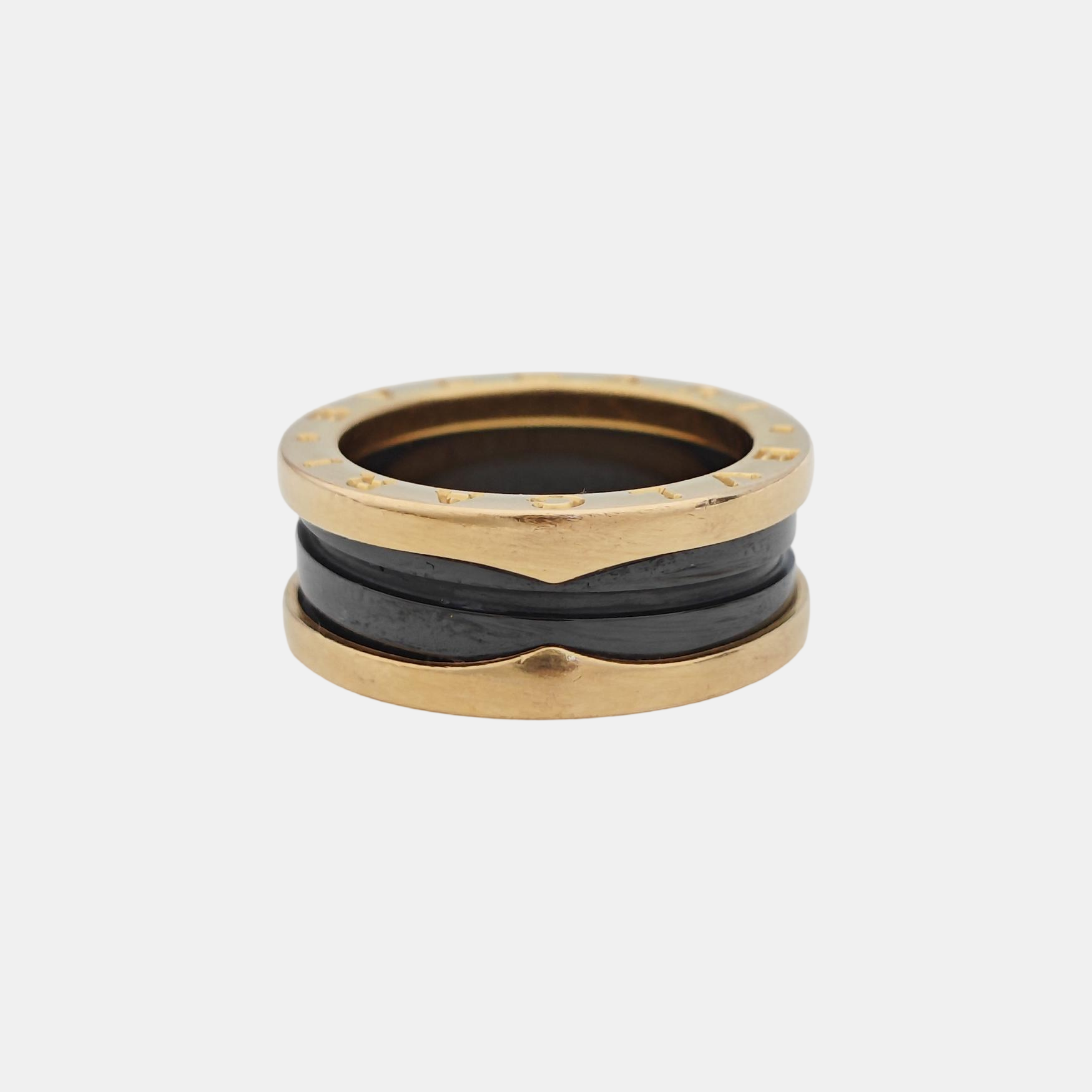 B.ZERO1 18k Rose Gold Ring EU 52
