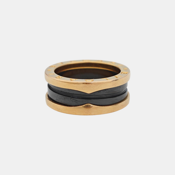 B.ZERO1 18k Rose Gold Ring EU 52