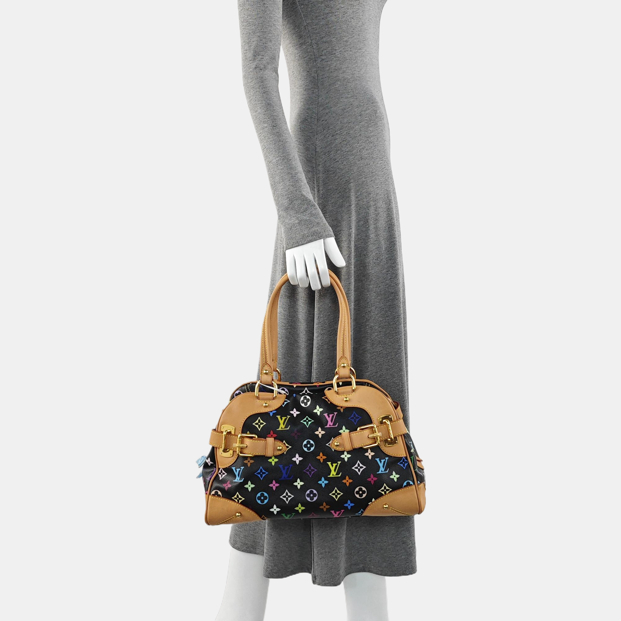 LV × TM CLAUDIA Monogram Coated Canvas Black