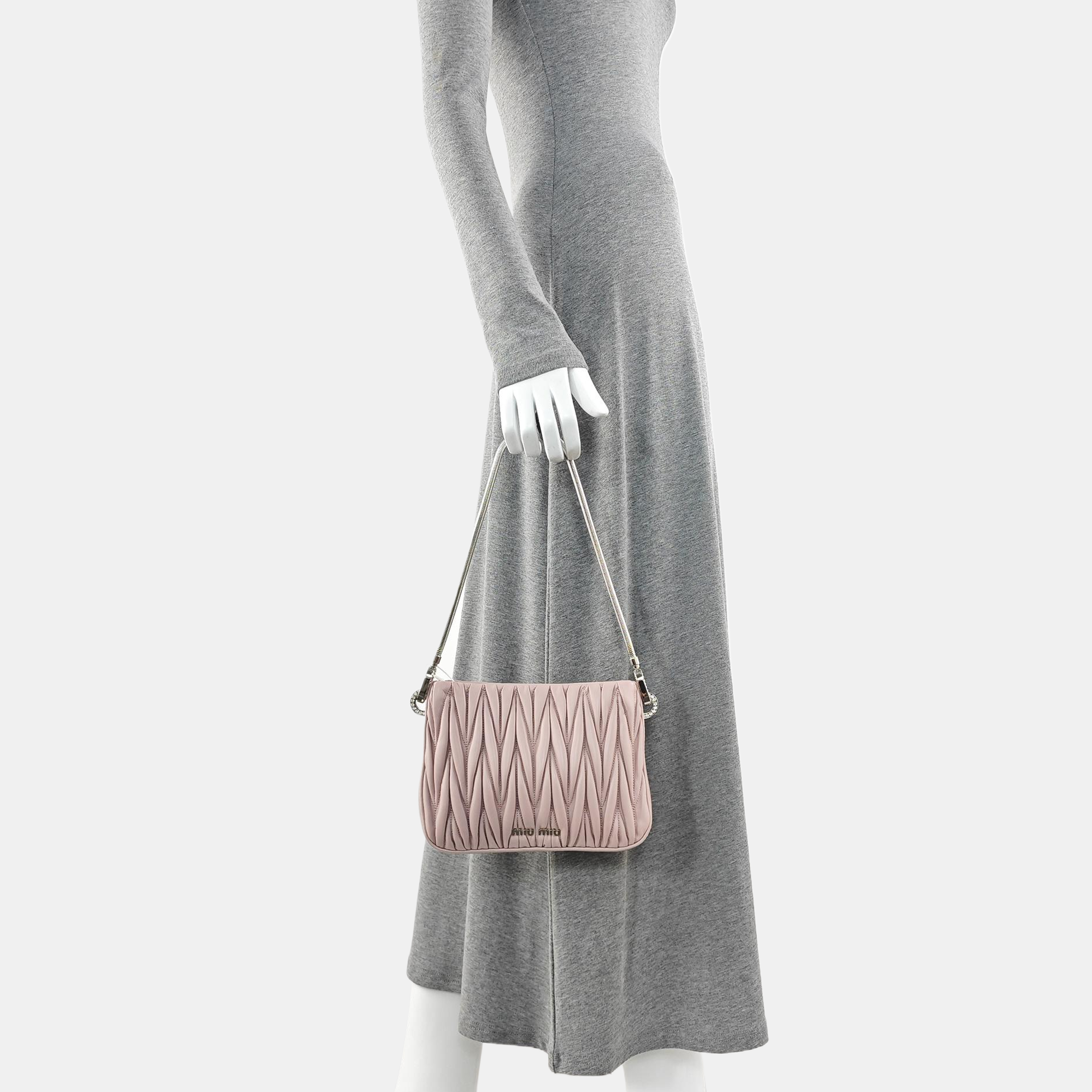Matelassé Quilted Lambskin Pink