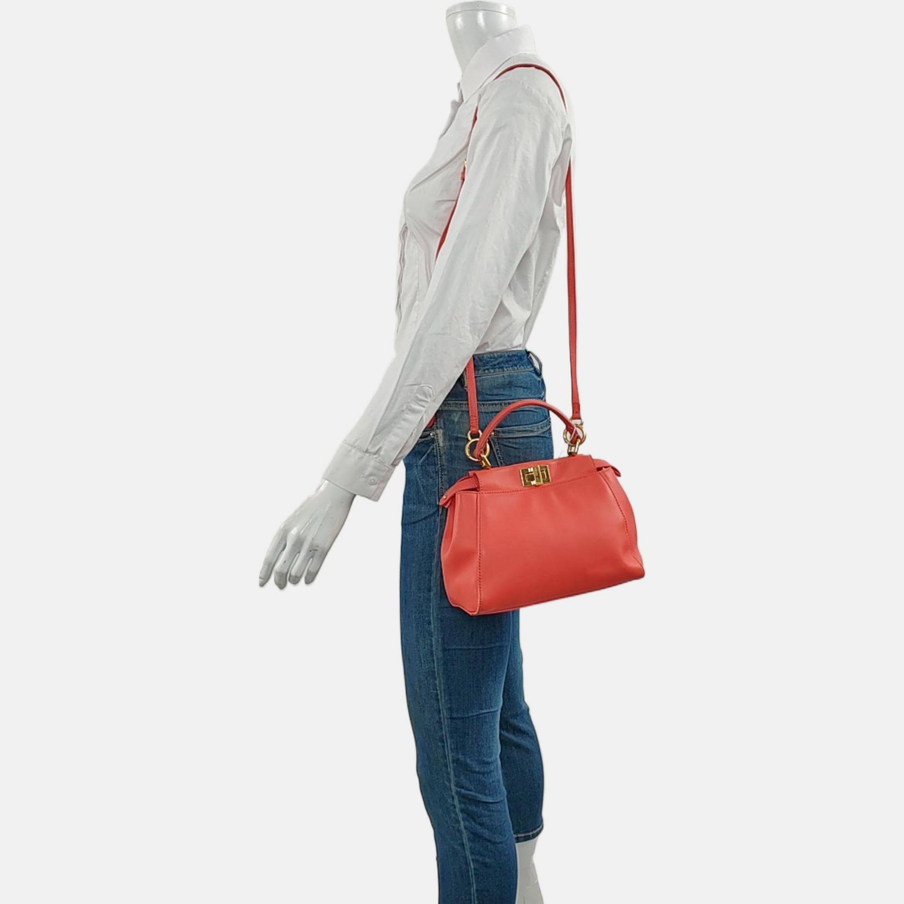Authenticated pre-owned  Peekaboo Mini Calfskin Pink - Shoulder Bag at Looply