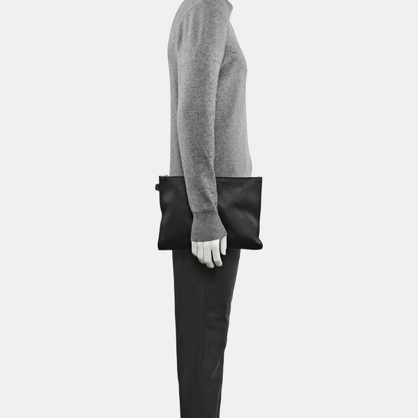 Calfskin Clutch Black