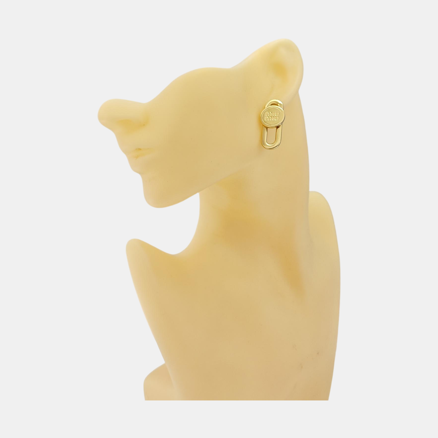 Metal Gold Stud Earrings