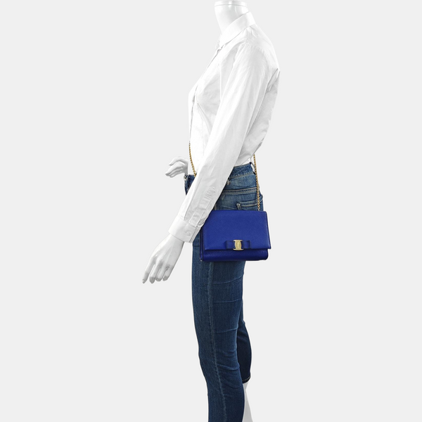 Ginny Calfskin Blue