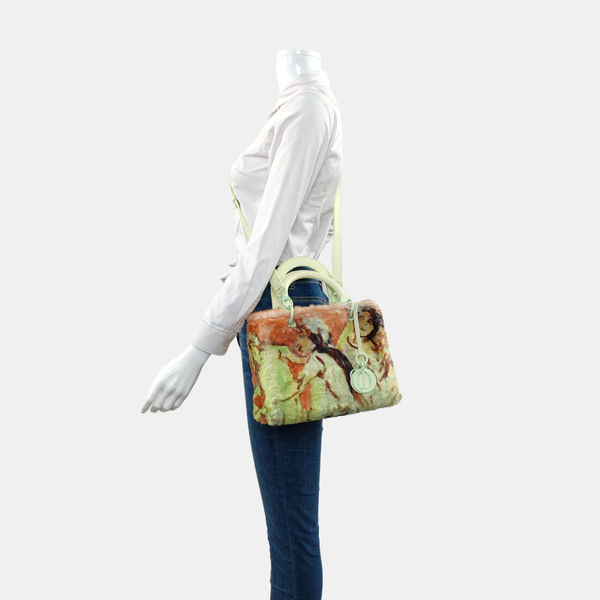 Lady Dior Medium Fur Multicolor