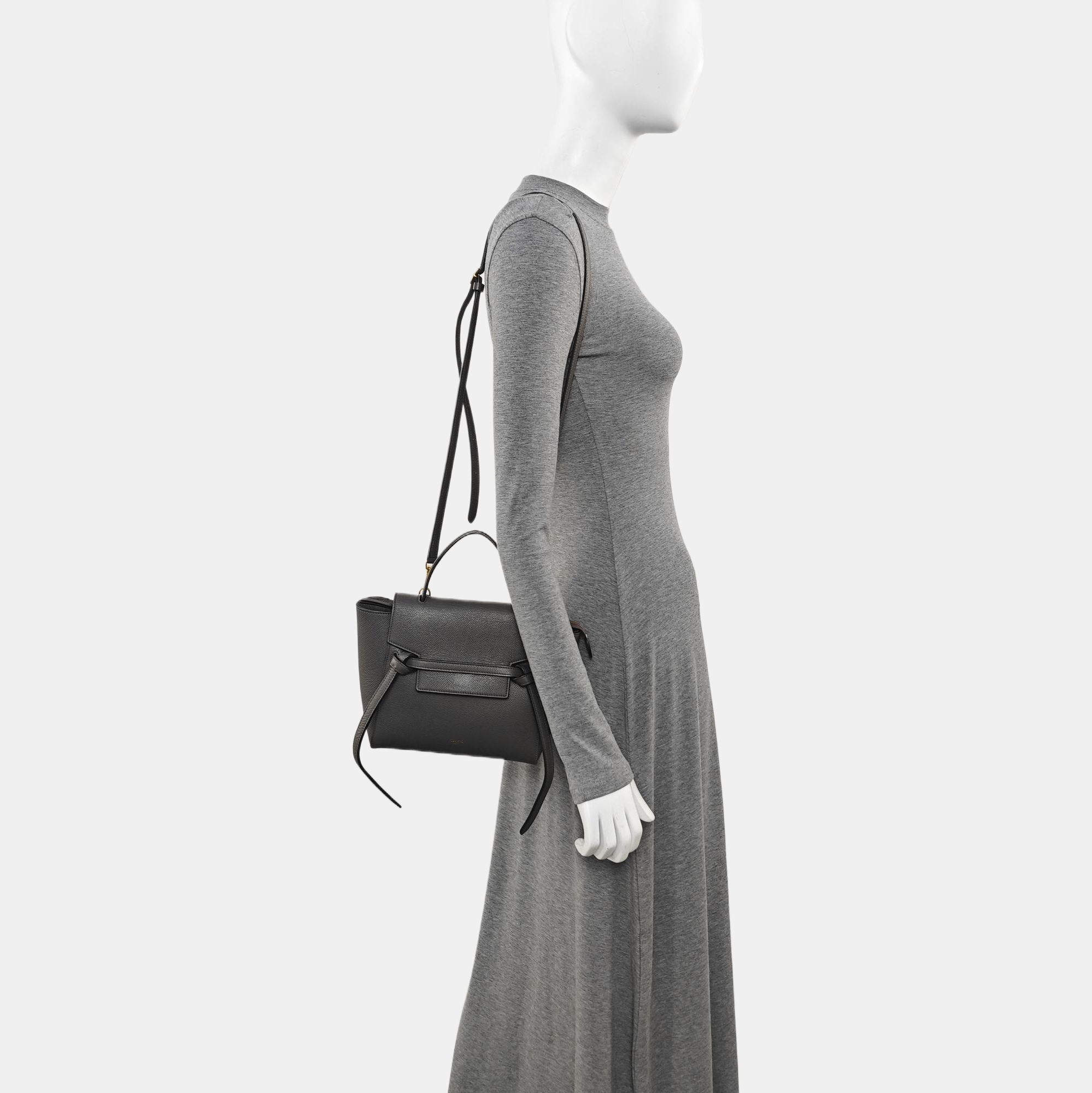 BELT Nano Calfskin Gray