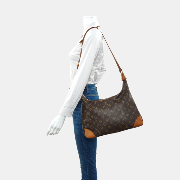 BOULOGNE GM Monogram Coated Canvas Brown