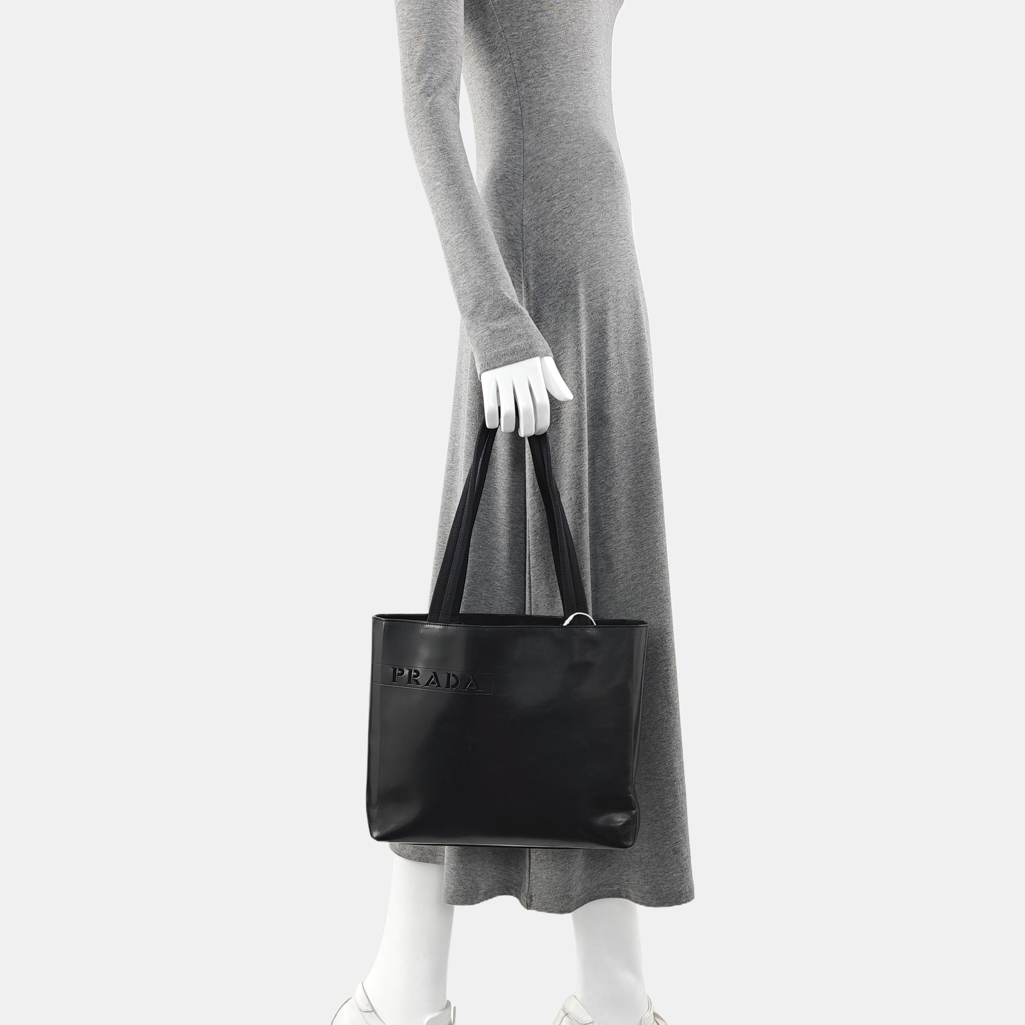 Calfskin Tote Bag Black