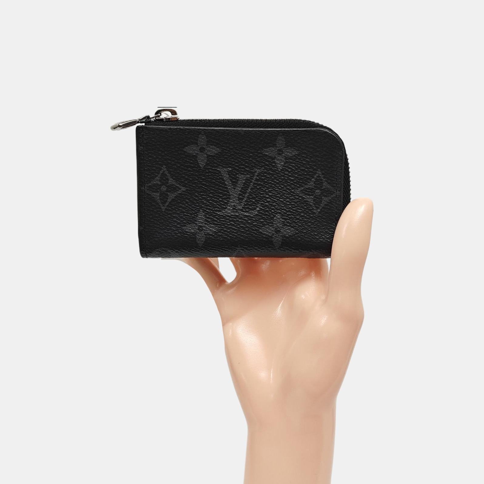 ZIPPY Monogram Coated Canvas Black Wallet