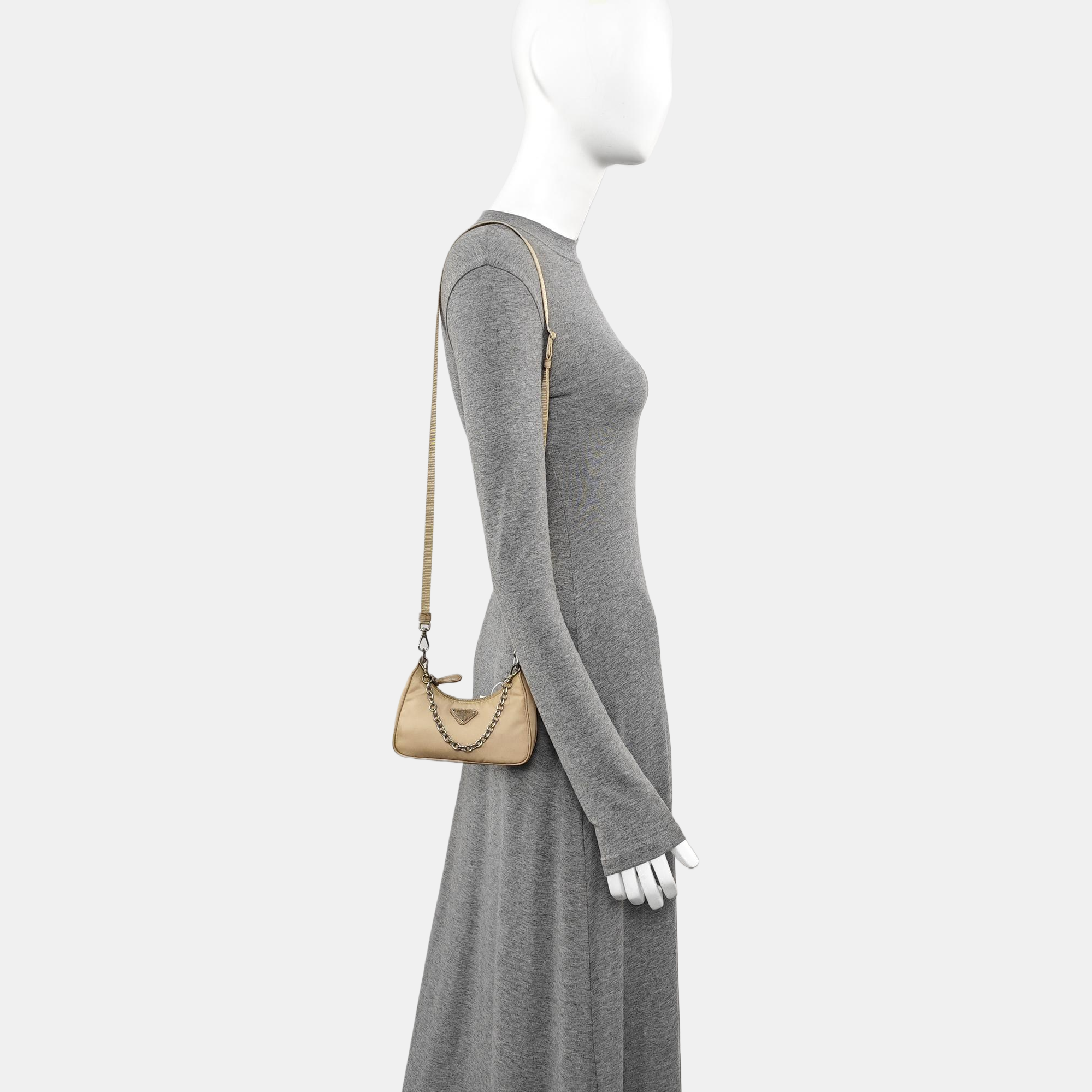 Re-Edition Nylon Beige