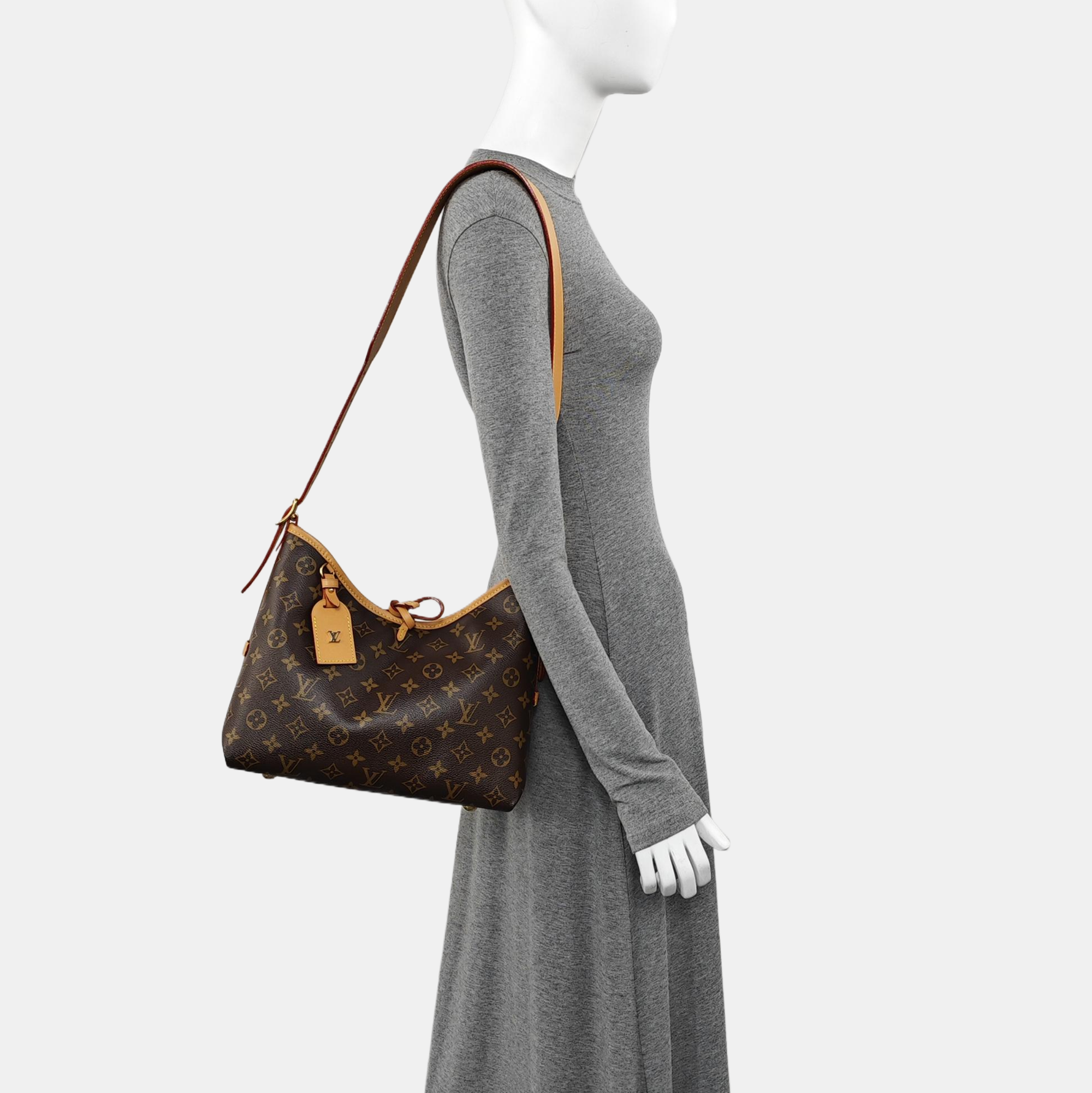CARRYALL PM Monogram Coated Canvas Brown