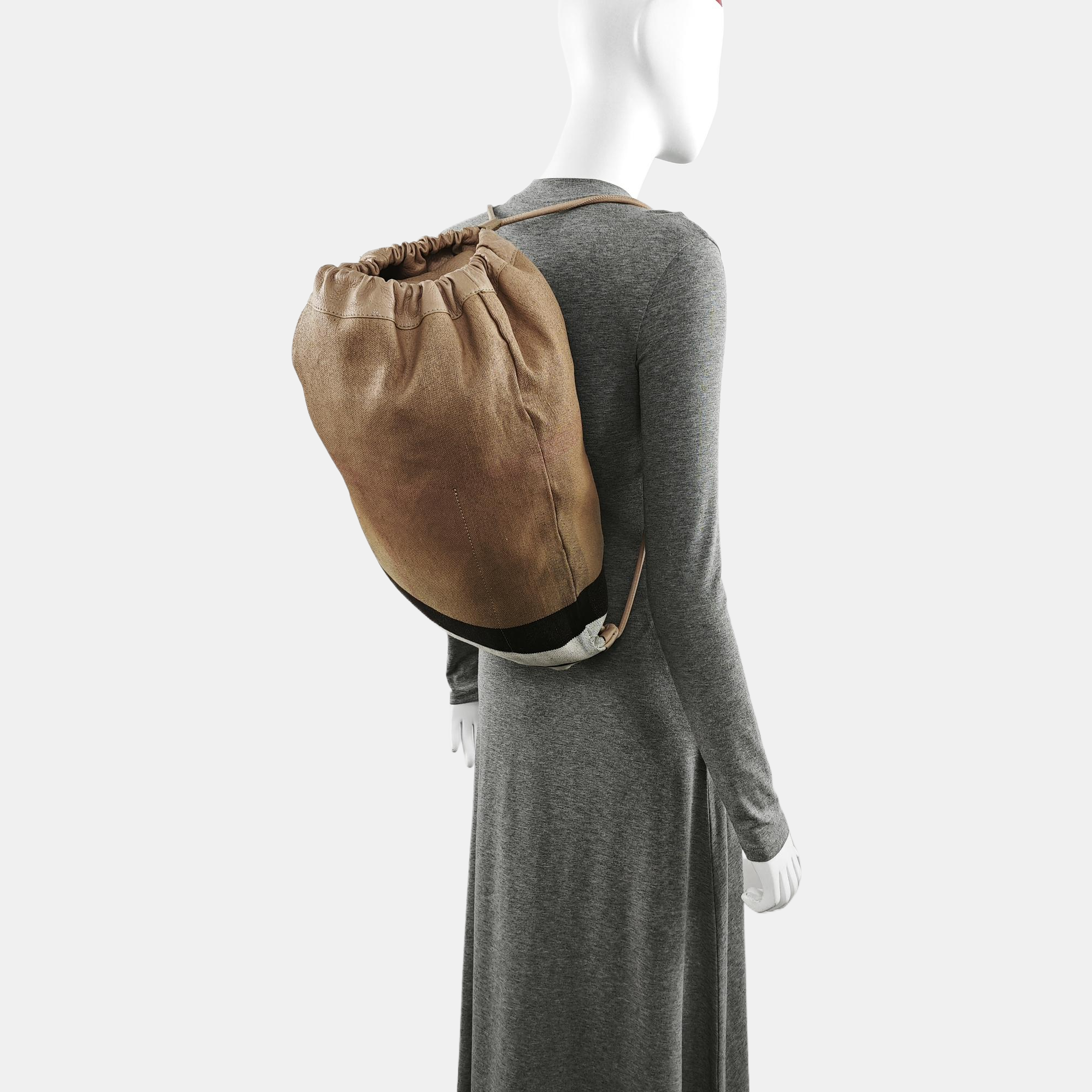 Canvas Backpack Brown