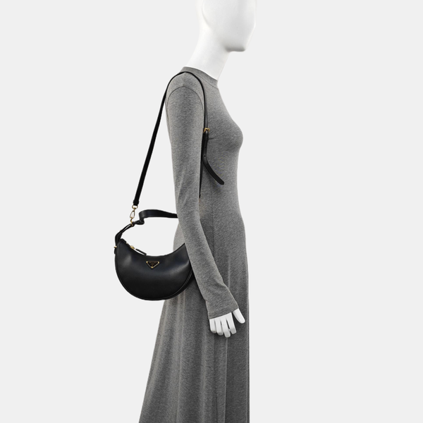 Calfskin Shoulder Bag Black