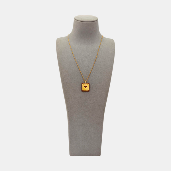 As De Coeur Metal Rose Gold Necklace
