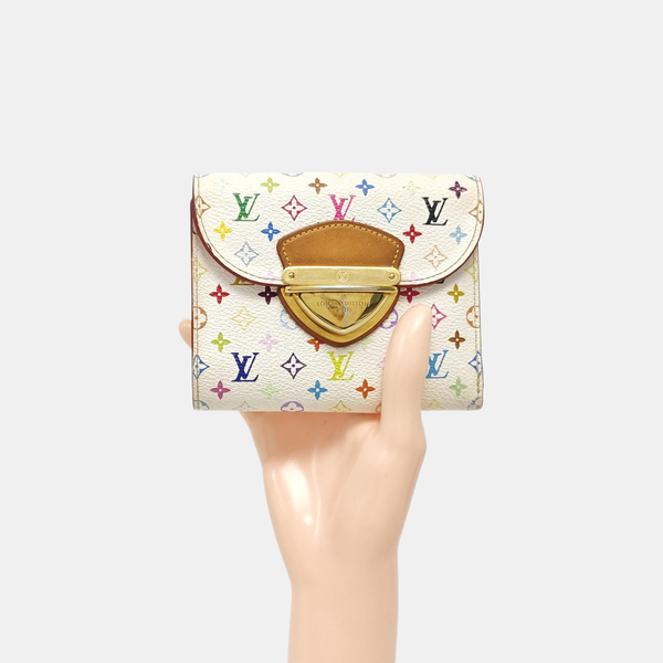 LV × TM KOALA Monogram Coated Canvas White Wallet