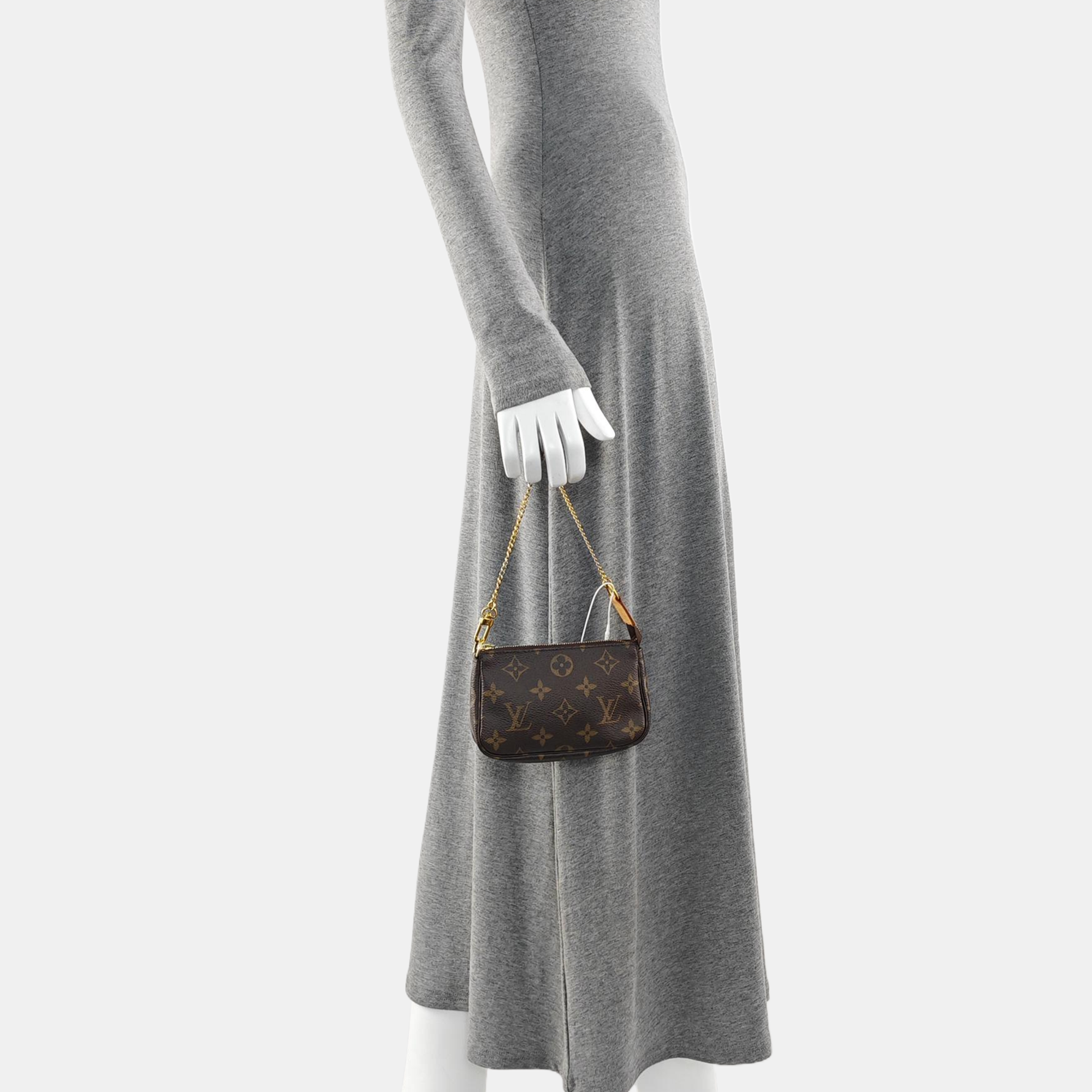 ACCESSOIRES Mini Monogram Coated Canvas Brown