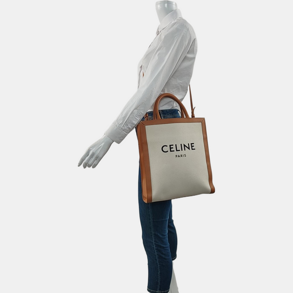 CABAS CELINE Small Canvas White