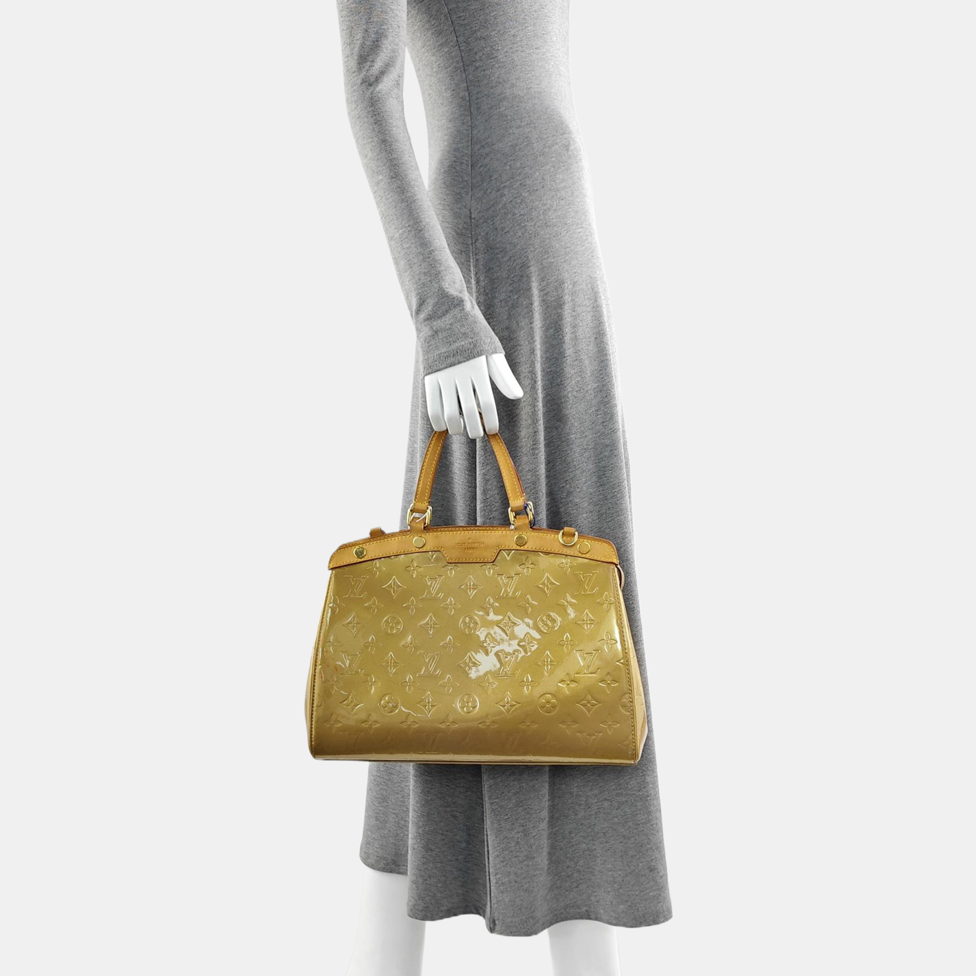 BREA Monogram Patent Leather Yellow