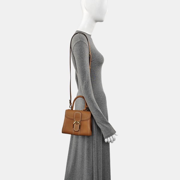 Brillant Mini Calfskin Brown