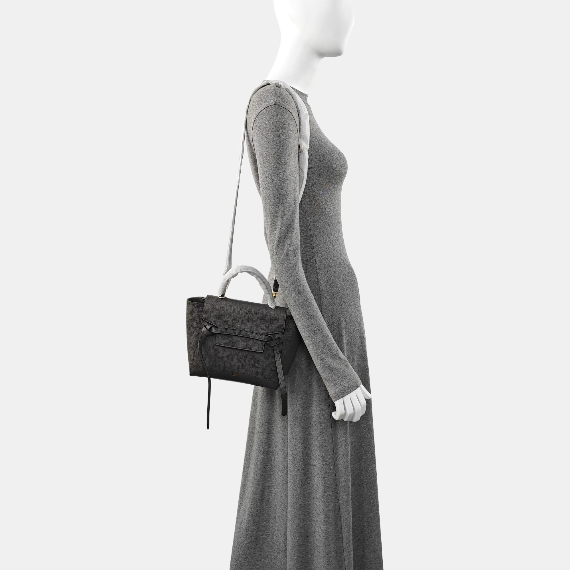 BELT Nano Calfskin Gray