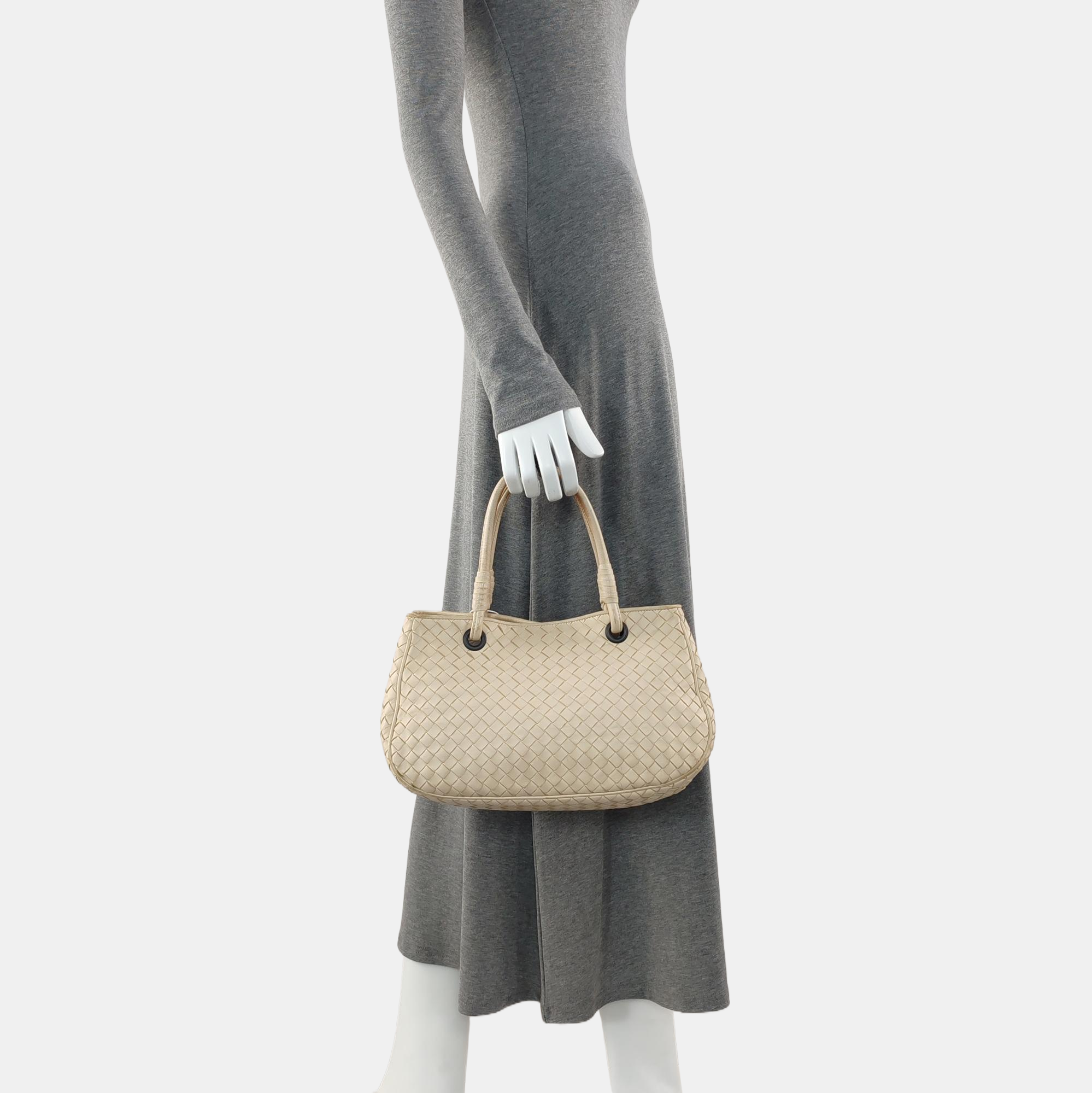Lambskin Tote Bag Beige