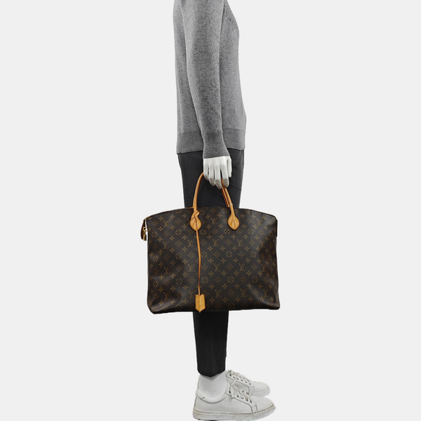 LOCKIT Monogram Coated Canvas Brown