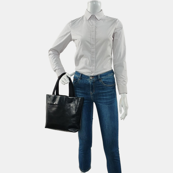 Calfskin Tote Bag Black