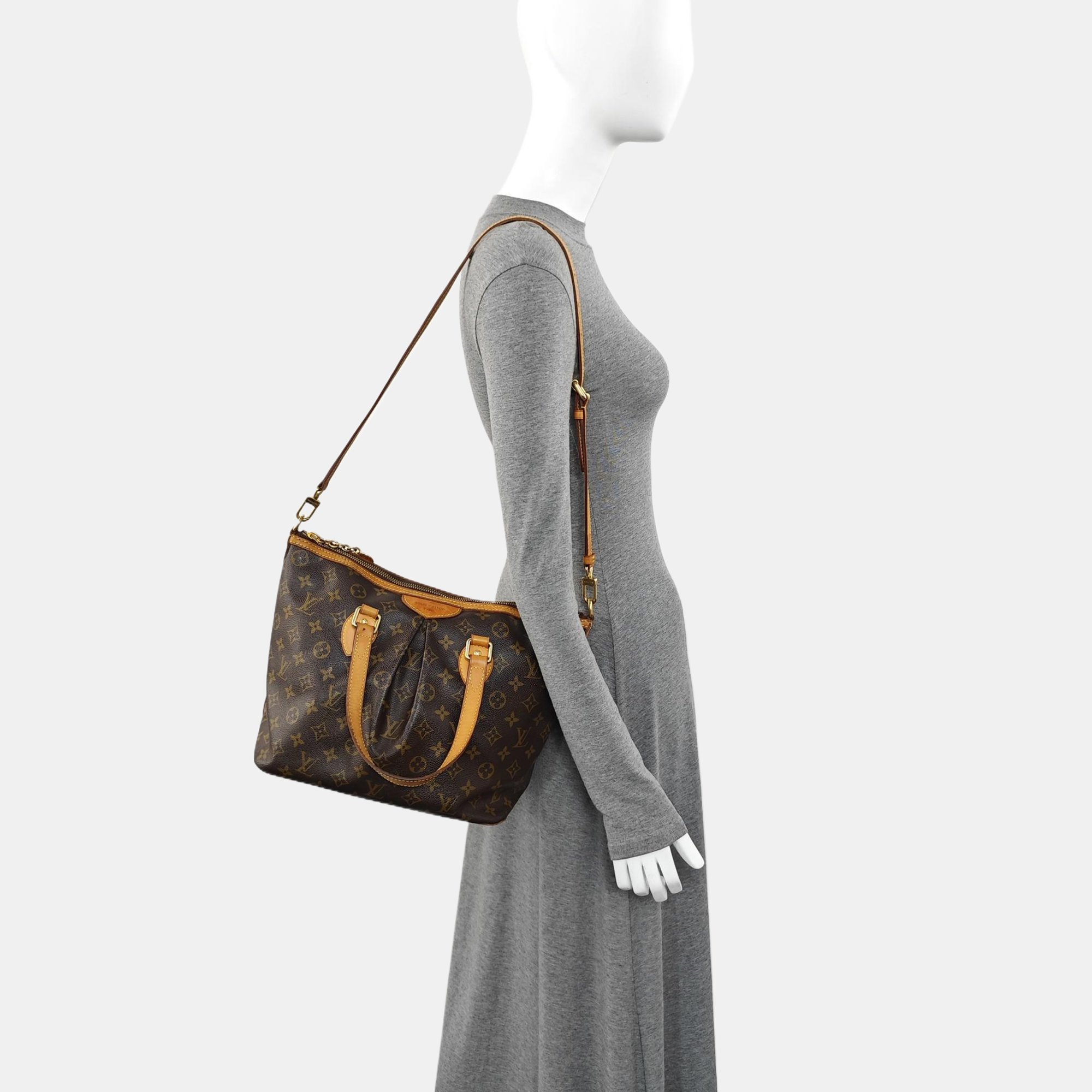 PALERMO PM Monogram Coated Canvas Brown
