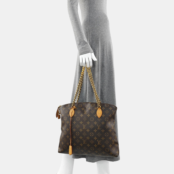 LOCKIT Monogram Coated Canvas Brown