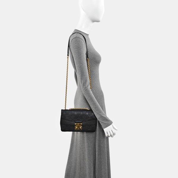 MARCEAU Monogram Calfskin Black