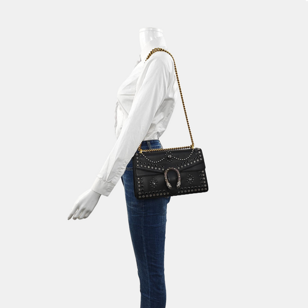 Dionysus Small Calfskin Black