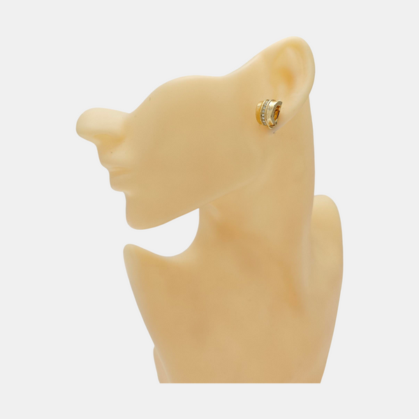 Metal Gold Clip On Earrings