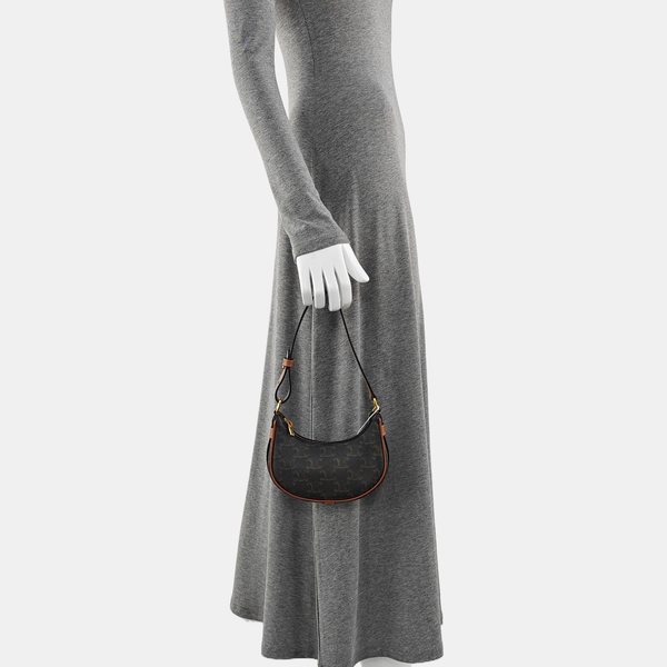 Authenticated pre-owned  AVA Mini Coated Canvas Brown - Top Handle Bag at Looply