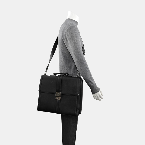 Calfskin Shoulder Bag Black