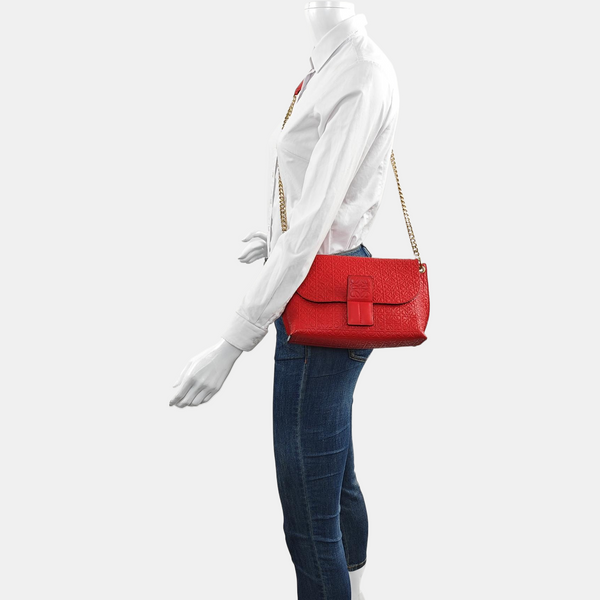 Avenue Monogram Calfskin Red