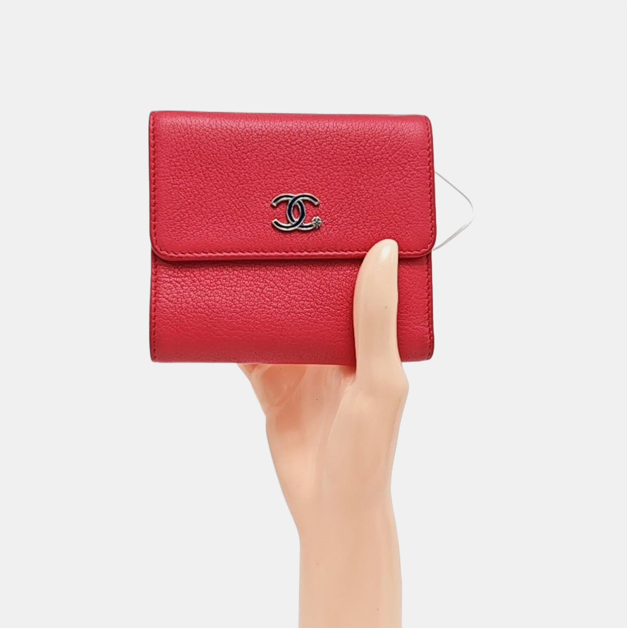 Calfskin Wallet Red