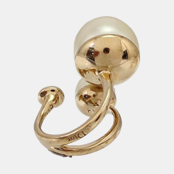 Metal Scarf Ring White