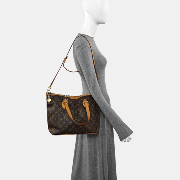 PALERMO PM Monogram Coated Canvas Brown