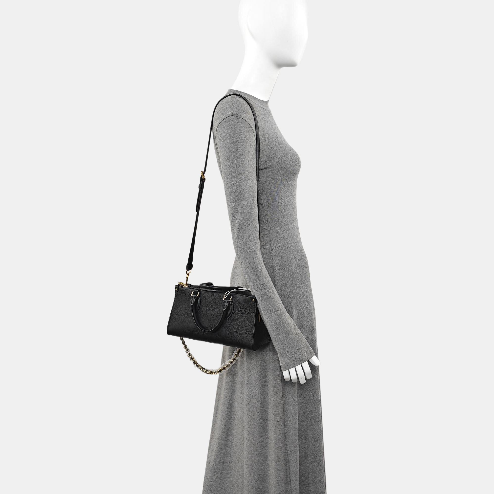 ONTHEGO PM Monogram Calfskin Black