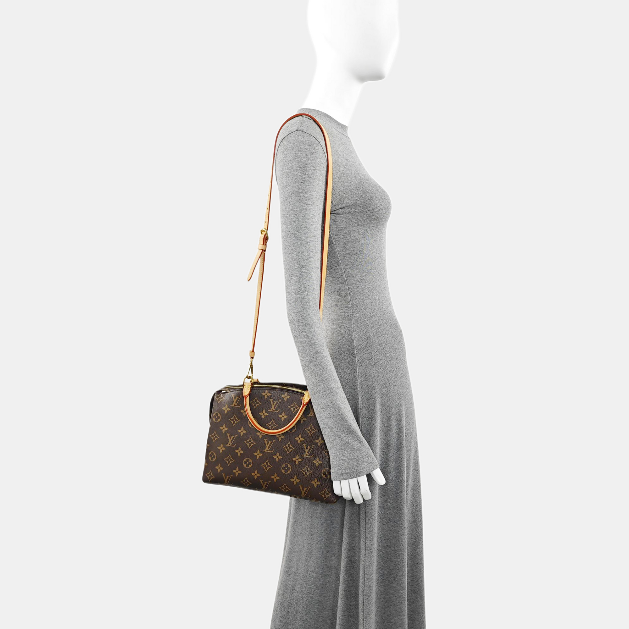 PALAIS PM Monogram Coated Canvas Brown