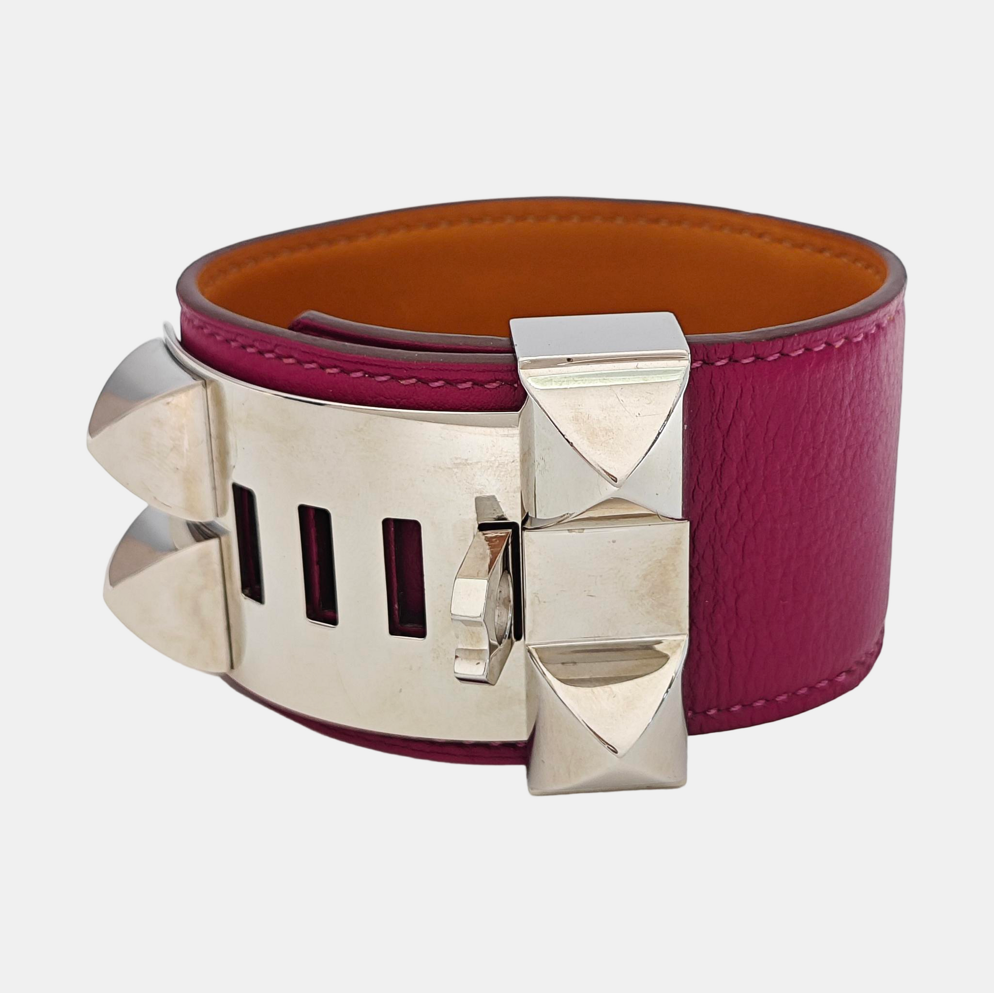 Collier De Chien Metal Purple Bangle