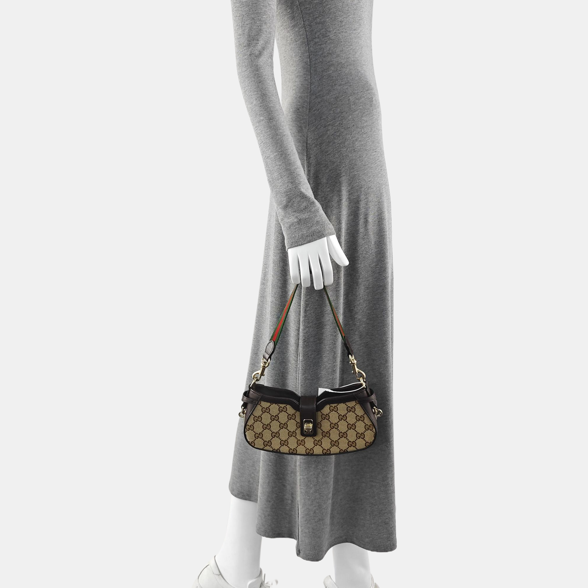 Moon Side Mini Monogram Coated Canvas Black