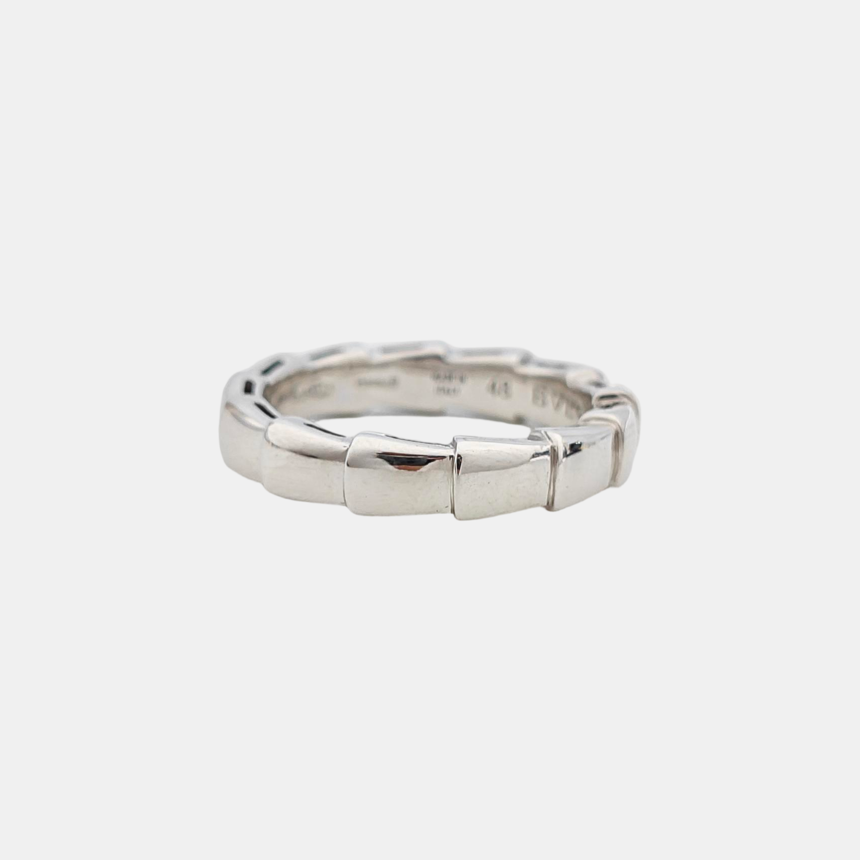 SERPENTI 18k White Gold Silver Ring EU 48