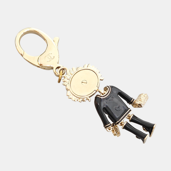 Metal Bag Charm Gold