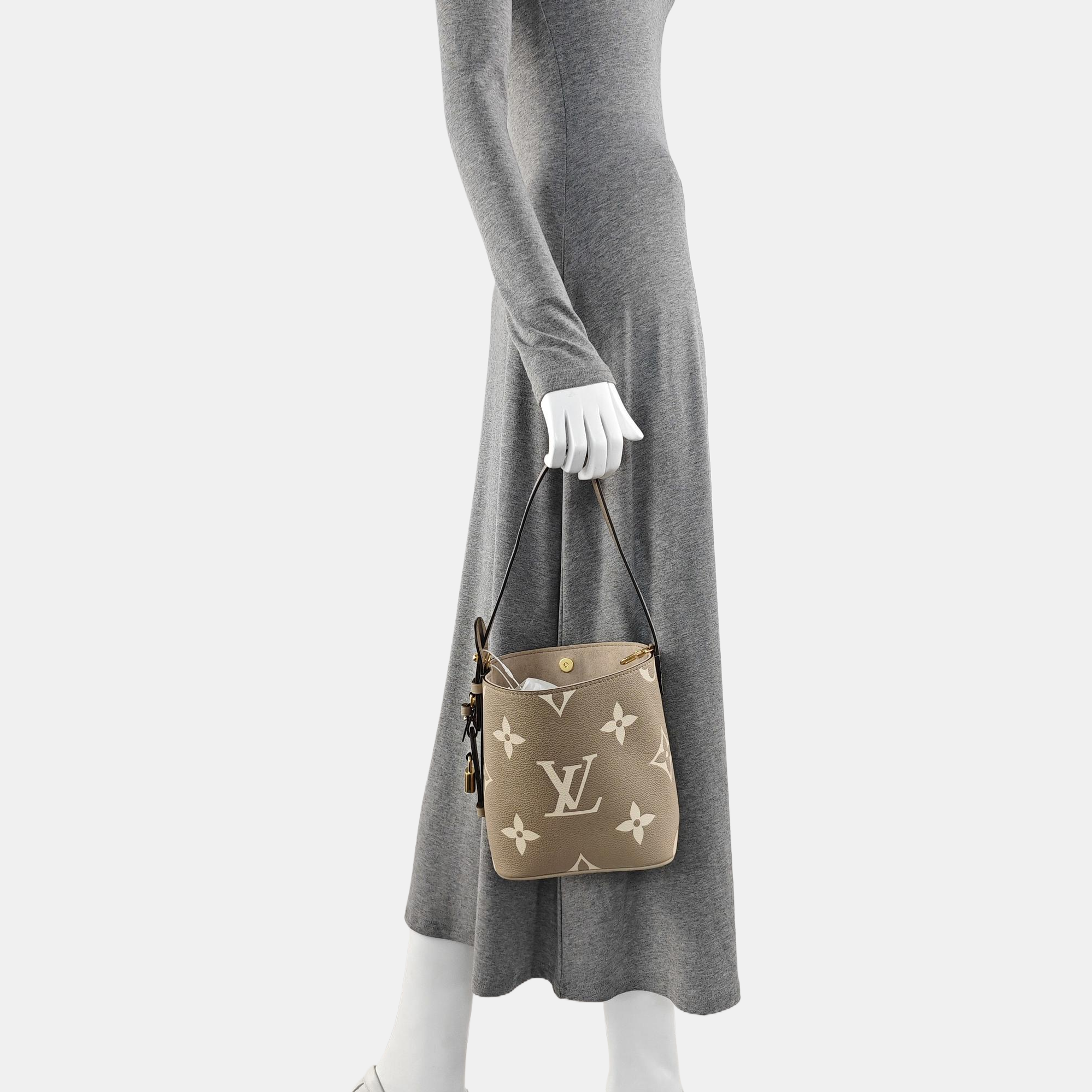 ALL IN BB Monogram Calfskin Gray